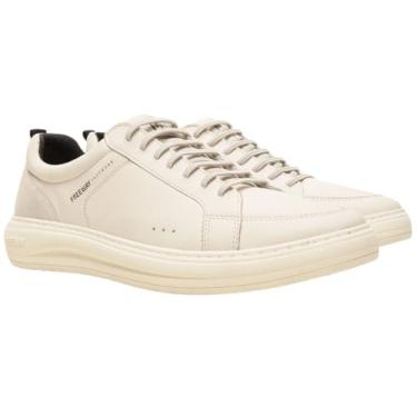 Imagem de SAPATÊNIS MASCULINO FREEWAY DUO 02 4180 EM COURO CADARÇO ELÁSTICO (Patagonia Branco, BR, Adulto, Numérico, M, 39)