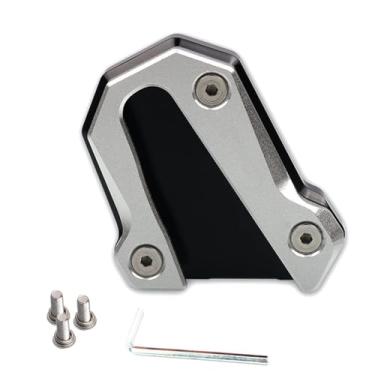 Imagem de DFFMQSJ Compatível com Ho&nda Gold Wing 1800 GL1800 Suporte de motocicleta Almofada de extensão lateral de liga de alumínio Suporte de motocicleta Placa de extensão para pés (preto)