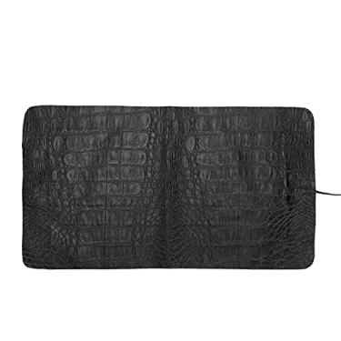 Imagem de Almofada térmica para répteis, tapete térmico para terrário em couro PU USB, aquecedor impermeável sob o tanque, anti-riscos para répteis, tartaruga, lagarto, sapo (L)