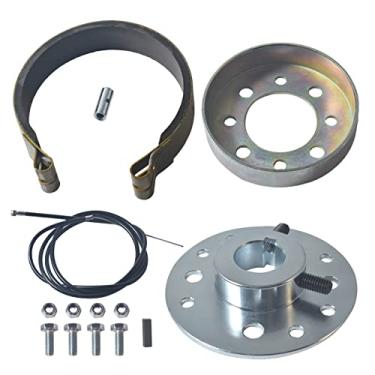 Imagem de CPVNQMDG Pino traseiro de 10 cm com cabo de 165 cm para Go Kart furo de 2,5 cm e chave de 0,6 cm para mini bicicleta 212cc 196cc 6,5 hp Dune Buggies Drift Trike Carrinho Go Kart resistente com kit de ferragens