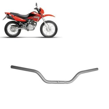 Imagem de Guidão Bros 160 2003 2004 2005 2006 2007 2008 Original Prata - MA Moto