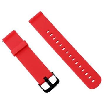 Imagem de Pulseira 20mm Silicone Gold para Relógio Smartwatch c/ Pinos - Poolsy,