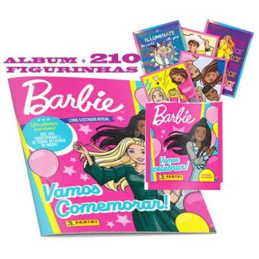 Imagem de Album Com Pôster Barbie 2024 Designer Moda + 210 Figurinhas  - Panini