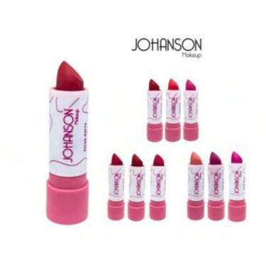 Imagem de Batom Matte Acido Hialurônico Johanson Makeup Acabamento Mate kit com 