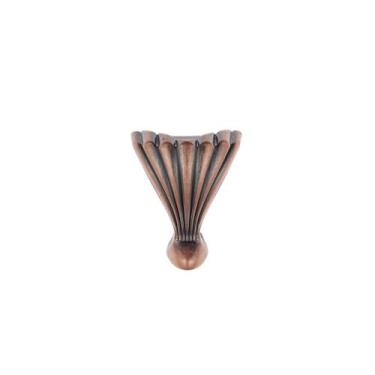 Imagem de Kit 4 Pezinho Metal Concha Grande Decoração Sereia Caixas Mdf Bandeja 
