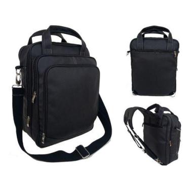 Imagem de Bolsa Pasta Tiracolo Transversal Notebook 14 Pol Resistente  - CDP, Pr