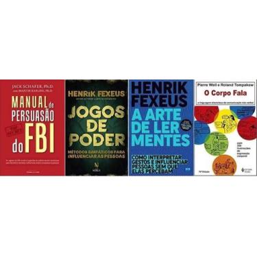 Imagem de Manual De Persuasão Do FBI + A Arte De Ler Mentes + Jogos de Poder + O