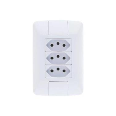 Imagem de Tomada Tripla 2P+T 20A 57241/079 ARIA - Tramontina