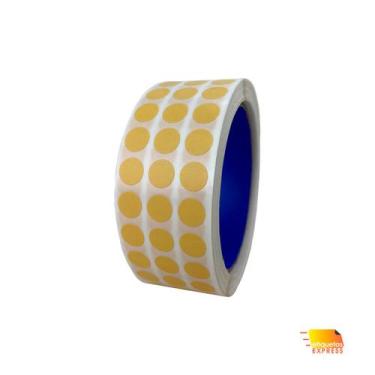 Imagem de Etiqueta Selo Bolinha Colorida 10mm - Rolo Com 5000 Adesivos - Etiquet