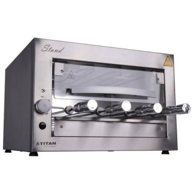 Imagem de Churrasqueira Elétrica de Bancada Titan Stand 4 Espetos Giratórios 127V