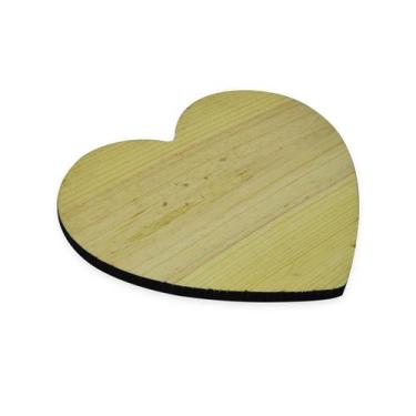 Imagem de Kit 5 Tabua De Carne E Petisco CoraÇÃO 25,5x23,5 Cm Madeira Pinus - AT