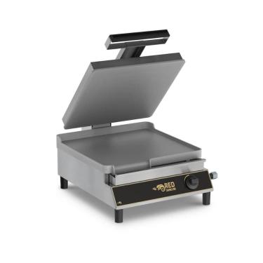 Imagem de Chapa para Lanche Sanduicheira a Gás com Prensa Lisa 49cm