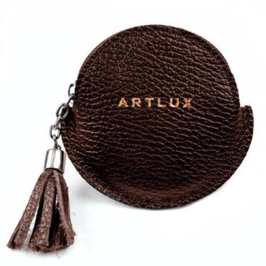 Imagem de Porta Moedas em Couro Artlux 3001, Cafe