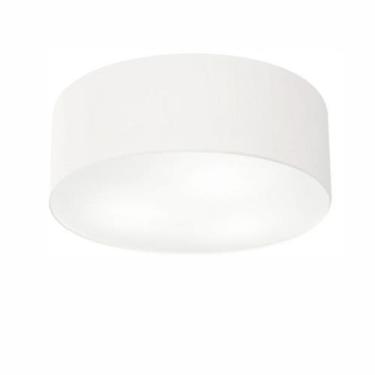 Imagem de Plafon Cilíndrico Vivare Md-3014 Cúpula em Tecido 50x15cm - Bivolt, Br