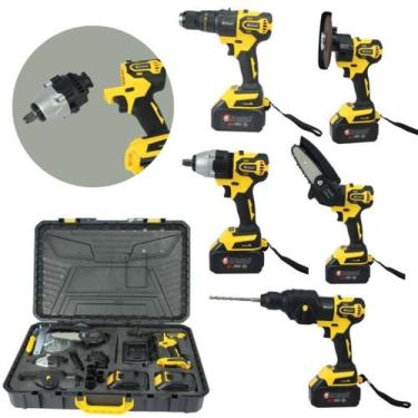 Imagem de Kit Ferramentas Intercambiável 5 Em 1  Com 2 Baterias 48V  - Knakasaki
