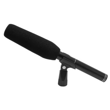 Imagem de Microfone Condensador para Entrevista, Gravação de Vídeo, Entrevista, Fotografia, Microfone Estéreo Condensador Cardióide Com Suporte, para Filmadoras DSLR DV