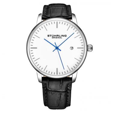 Imagem de Relógio Masculino Stuhrling 3997.1 Quartzo 40mm, Preto Clássico