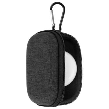 Imagem de Geekria Capa protetora compatível com fones de ouvido Audio-Technica, Logitech Zone, Walker's Silencer, bolsa de transporte de viagem rígida de substituição com clipe mosquetão (cinza escuro)
