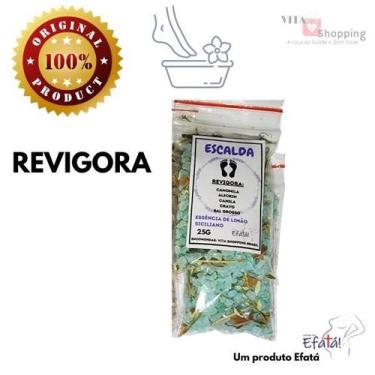 Imagem de Escalda Pés unitários - Revigora, Relax e Potenza - Efatá, Revigora