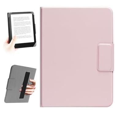 Imagem de HoYiXi Capa universal para leitores digitais de 6,8 polegadas e 7 polegadas. Compatível com Kindle, Kobo, Paperwhite, Pocketbook, Tolino eReaders. Capa de corda elástica para leitores de e-books de 15