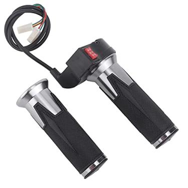 Imagem de Akozon Electric Bike Throttle Grip 3 Speed ​​Controller - Universal Handlebar Throttle Grip para Bicicletas Elétricas e Triciclos - Premium Quality Handle Grip para E-Bikes,