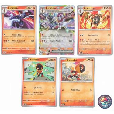 Imagem de Ceruledge ex 036/191 - Surging Sparks – Tera Pokemon Evolution 5 Card Lot – Armarouge Charcadet