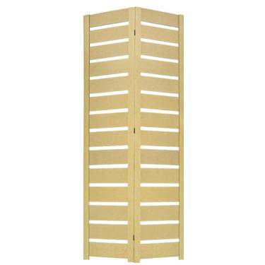 Imagem de Biombo Slim Divisória de Ambiente Sanfonado MDF Painel Separador (2, Horizontal)