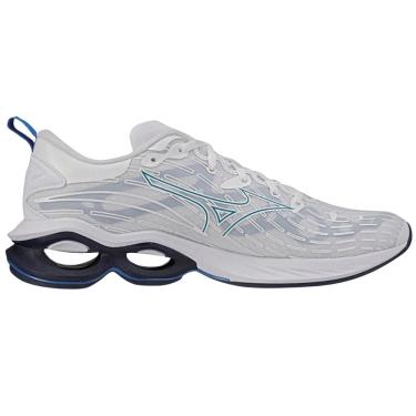 Imagem de Tênis Mizuno Esportivo Wave Creation 25 SE Masculino Branco Azul