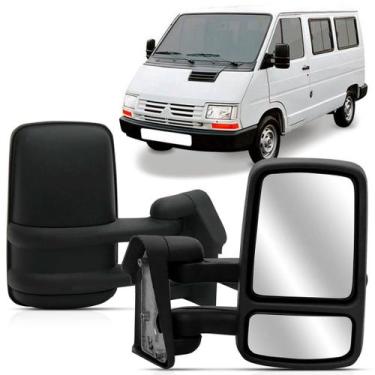 Imagem de Retrovisor Trafic 1994 a 2002 Fixo Duplo - SP ACESSÓRIOS, Direito