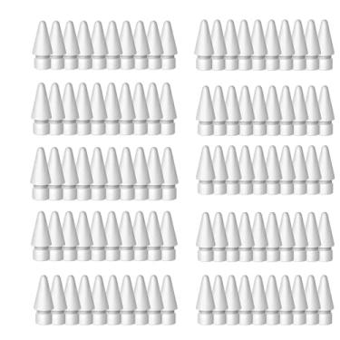 Imagem de Pontas de substituição compatíveis com Apple Pencil 1ª/2ª geração, pontas de lápis para iPad Pro Pencil 2/1 geração (pacote com 100)