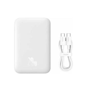 Imagem de Carregador Powerbank 6.000 Mah Magnético 20W - Baseus Branco