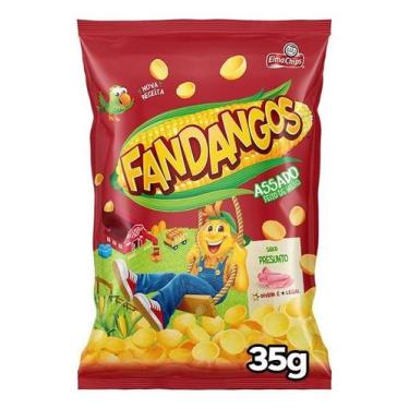 Imagem de Kit c/ 4 Salgadinho Presunto Elma Chips Fandangos 35G