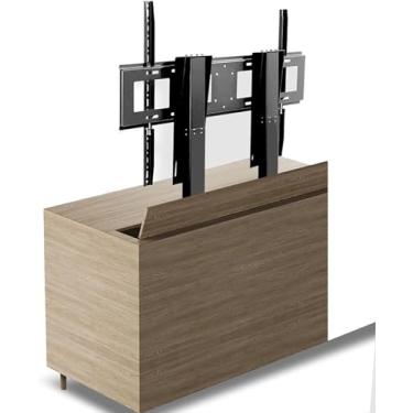 Imagem de CUTPOIY Suporte de parede para TV de teto ajustável, suporte de TV motorizado - Elevador elétrico de TV com controle remoto para TVs de 26 a 70 polegadas