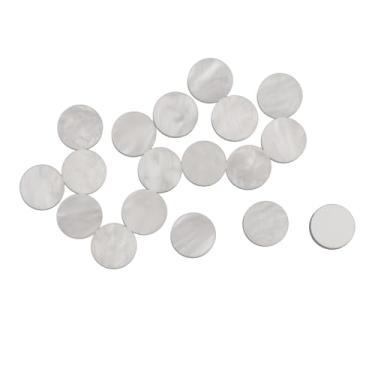 Imagem de kowaku 18x Marcador de mesa de sinuca Pontos de bilhar com o adesivo, adesivos de posição da bola de piscina, acessórios, localizador de esferas para casa de