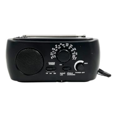 Imagem de Rádio Solar | Rádio AM/FM para Exterior,Receptor AM/FM para Acampamento com Lanterna para Trilhas, Viagens e Emergências