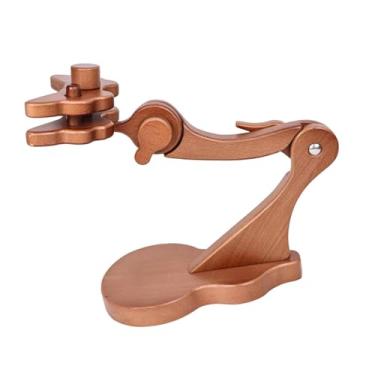 Imagem de Colaxi Suporte para bastidor de bordado, suporte para ponto cruz de madeira, prático, profissional, acessórios de costura ajustáveis ​​para quilting, homens