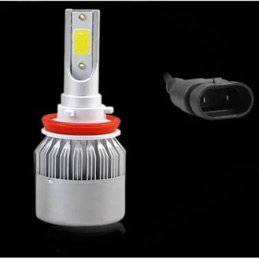 Imagem de Par de Lâmpadas C6 Super Led 6000K H1 H3 H4 H7 H11 H13 H16 H27 HB3 HB4 12V a 24V Alex (H8/9/11)