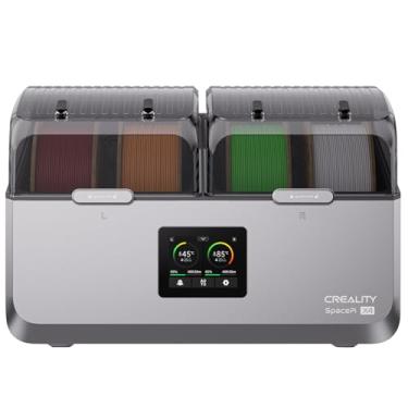 Imagem de Creality Caixa Secadora de Filamentos, Space PI X4 Dry Box 4 Carretéis, Desidratador de Impressora 3D PTC 200W, Secagem Uniforme 360°, Até 85 °C, Câmara Dupla, Silencioso Automático, Atualização