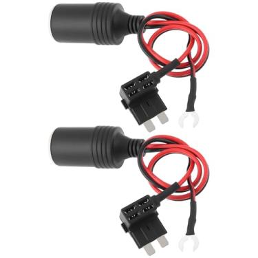 Imagem de Be In Your Mind 2 plugues adaptadores de bateria para isqueiro de carro de 12 V para fusível médio