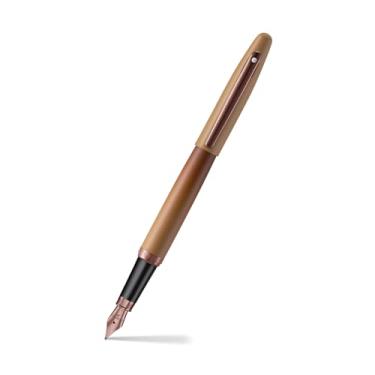 Imagem de Sheaffer VFM 9428 Caneta-tinteiro marrom fosco edição café com acabamentos PVD marrom real - média