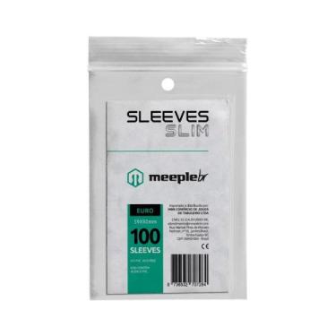 Imagem de Sleeves Slim Euro 59 x 92mm - Meeple BR