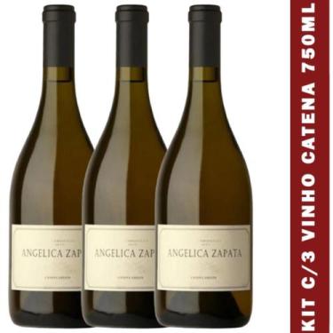 Imagem de Vinho Branco Angelica Zapata Chardonnay 750ml Kit C/3