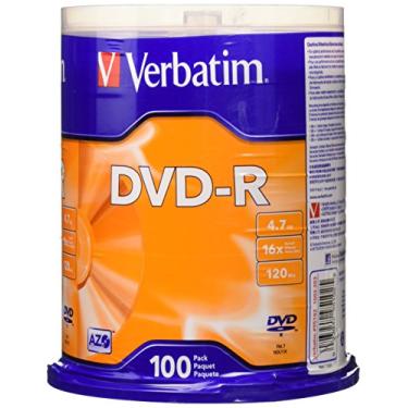 Imagem de Verbatim® Disco gravável DVD-R, 4,7 GB, 100 PK, SR (pacote com 2)