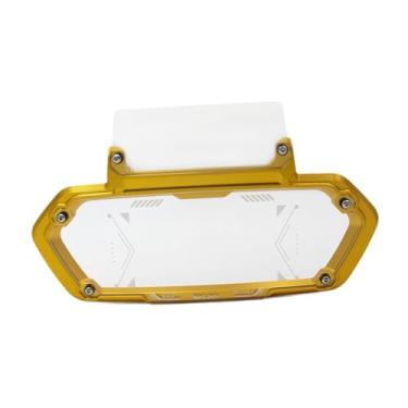 Imagem de Milageto Capa para painel de motocicleta, estrutura de liga de alumínio para X- 300, componente de substituição para painel, acessório para motocicleta, Ouro