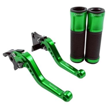 Imagem de Kit Manopla Manete Esportivo Stark Race Dafra Next 250 300 - NoBrand, 