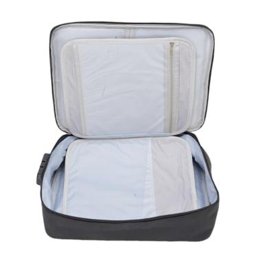 Imagem de Tnfeeon Caixa de Documentos à Prova de Fogo, Bolsa de Documentos à Prova de água à Prova de água Com Alça de Trava de Combinação para Joalheria Arquivos de Passaporte para Laptop para