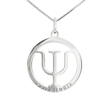 Imagem de Colar Psicologia Coleção Formatura em Prata 925 - Sam Joias