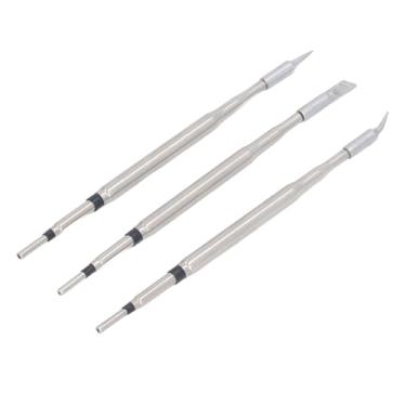 Imagem de WALFRONT 3pcs Conjunto de Solda Conjunto de Ferro Vermelho Dicas de Solda de Cobre Substituição do Kit de Ponta de Ferro para A9 210 T21 210