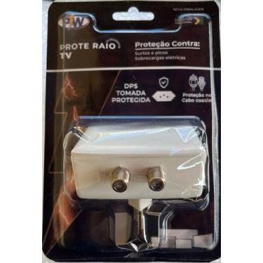 Imagem de Prote raio tv e pc 127v 10a - PW, Branco, 110V