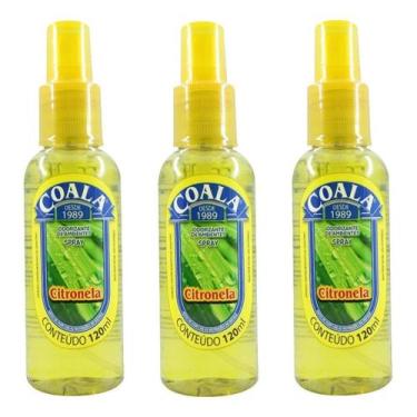 Imagem de Kit 3 Spray Coala Aromatizante - Repelente Citronela 120ML